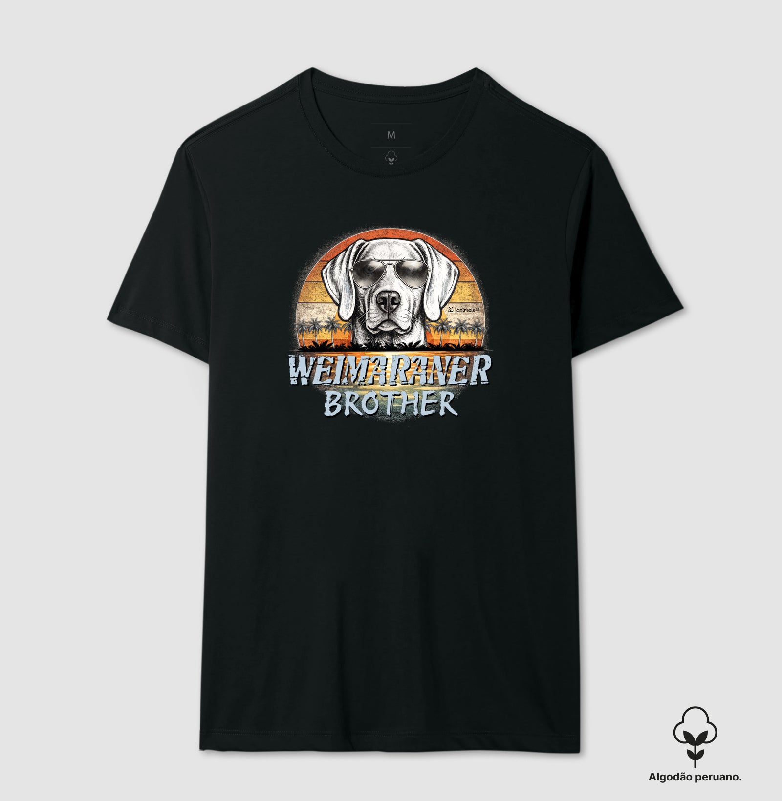 Camiseta INCA SOFT Weimaraner BROTHER Sunset Vintage - Família