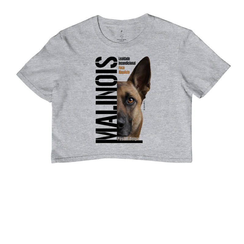 Camiseta Cropped Malinois Foco Absoluto - Essência