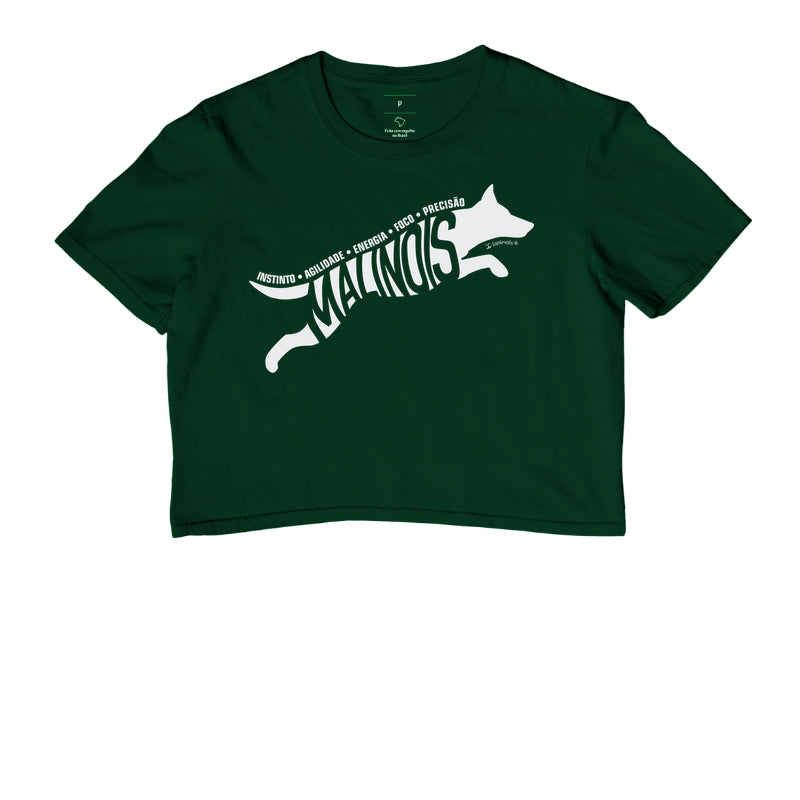Camiseta Cropped Malinois Instinto - Essência