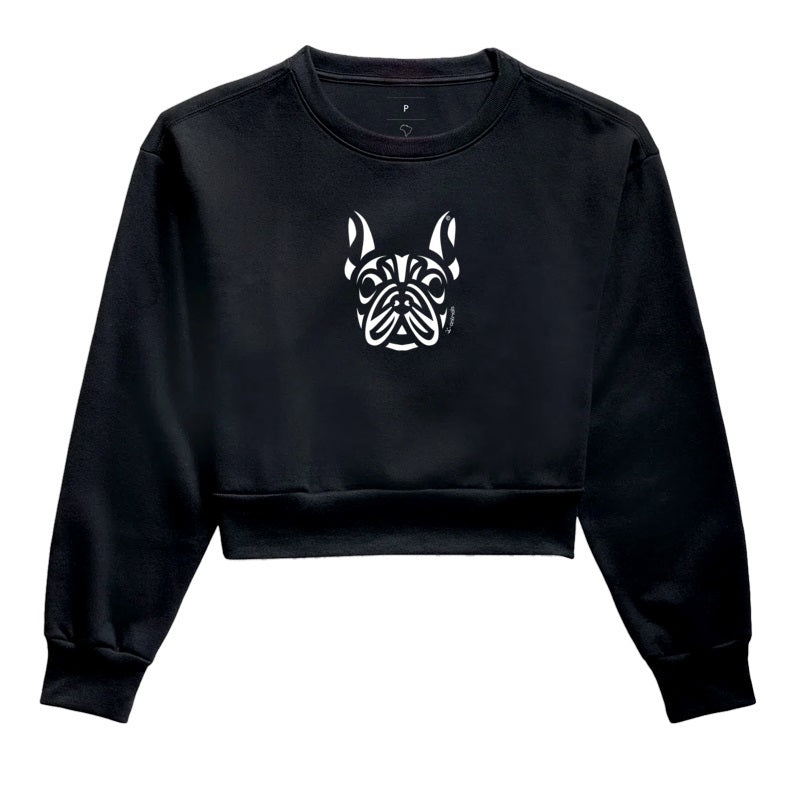 Moletom Cropped Buldogue Francês - Tribal