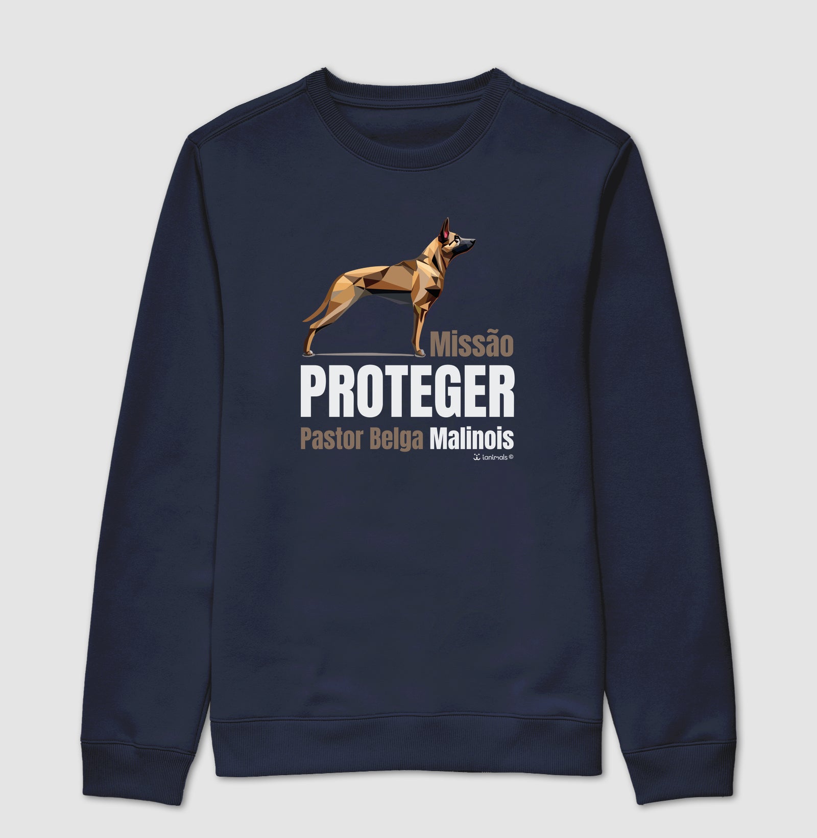 Moletom Suéter Malinois Missão  Proteger - Essência