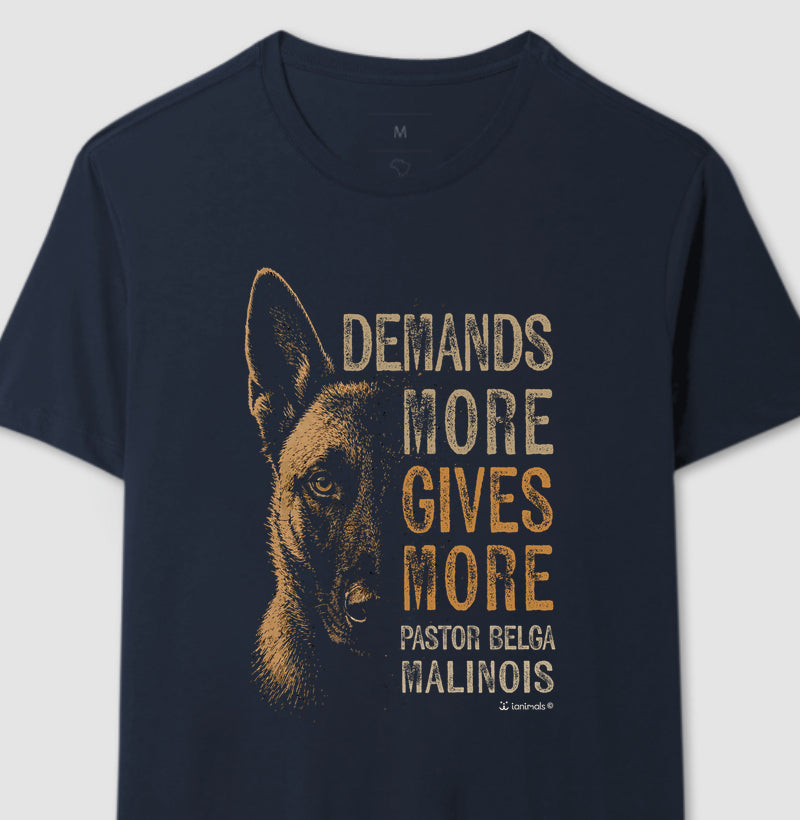 Camiseta Malinois Gives More - Essência