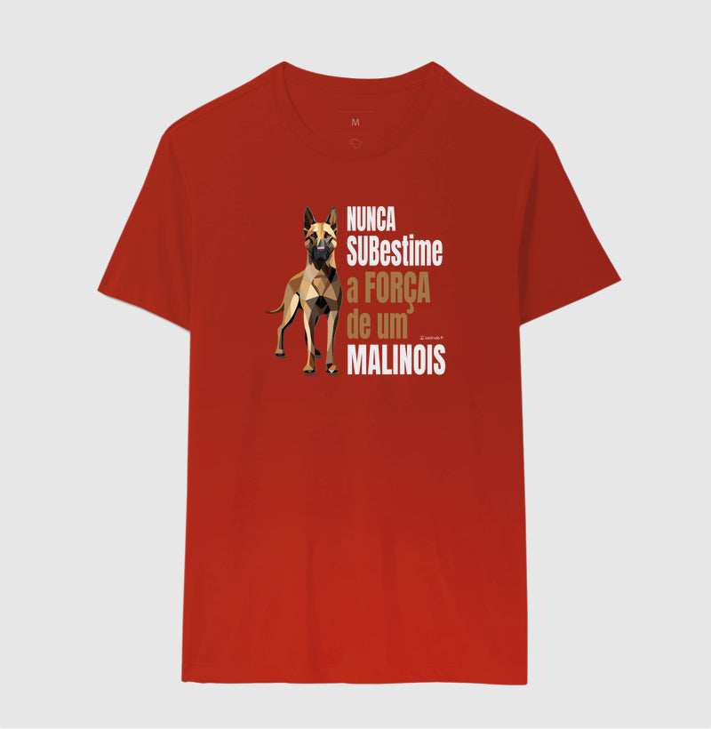 Camiseta Malinois Nunca Subestime - Essência