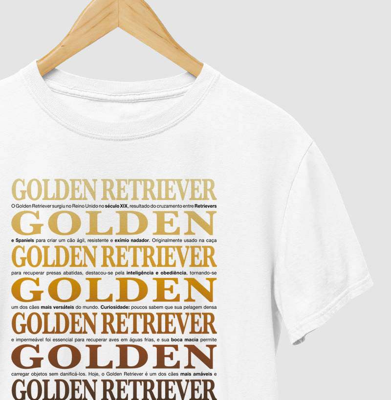 Camiseta Golden Retriever - Origem