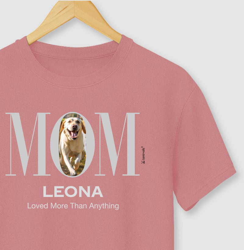 Camiseta MOM or DAD Fotos - 1 ou 3 fotos - Personalizada | iAnimals