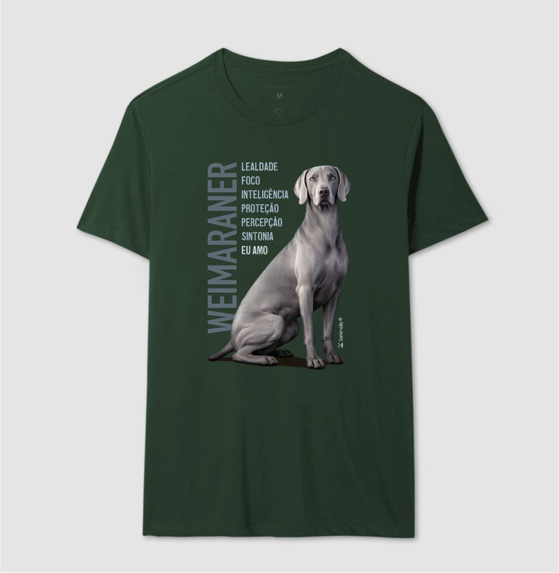 Camiseta Weimaraner Eu Amo - Essência