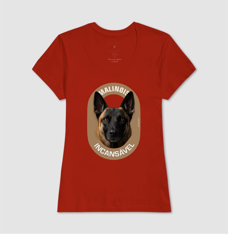 Camiseta Malinois Incansável - Essência