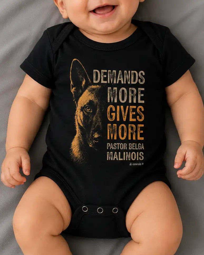 Body Infantil Malinois Gives More - Essência