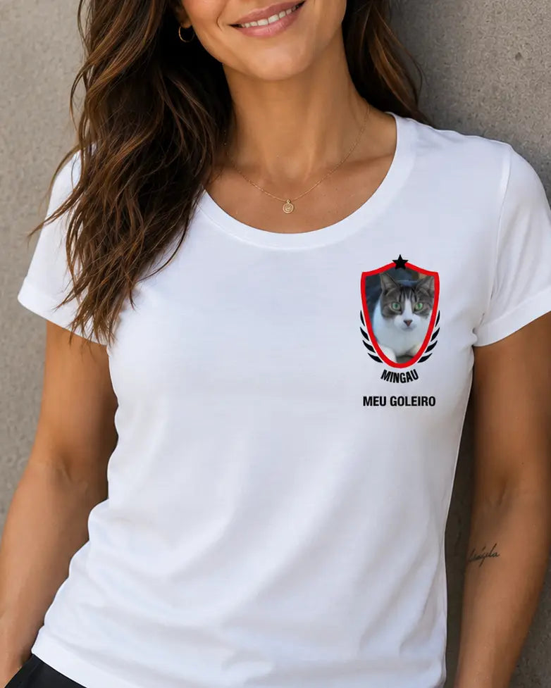 Camiseta Meu Time do Coração - 1  até 9 fotos - Personalizada