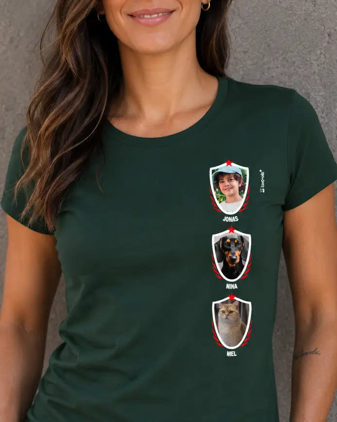 Camiseta Meu Time do Coração - 1  até 9 fotos - Personalizada