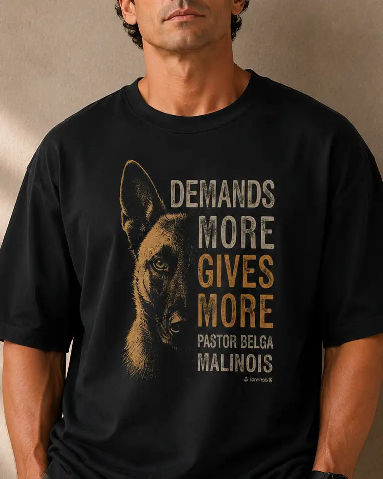 Camiseta Oversized Malinois Gives More - Essência