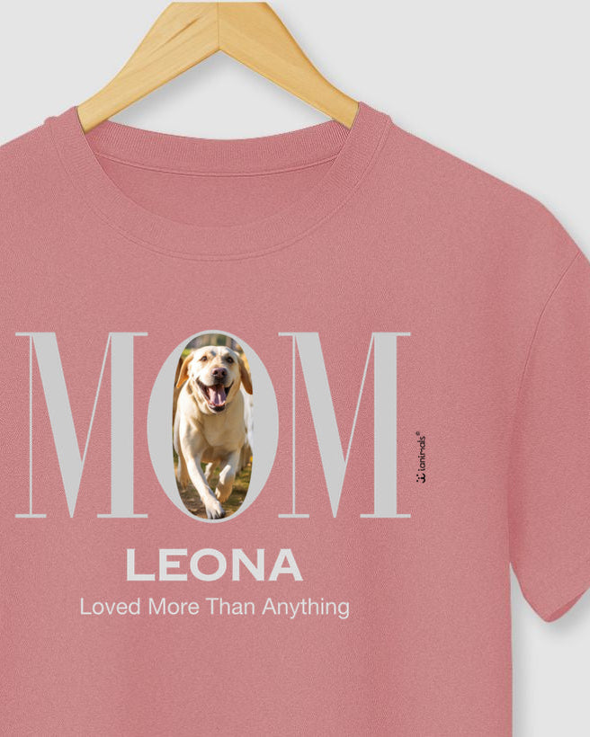 Camiseta Personalizada MOM com Foto iAnimals