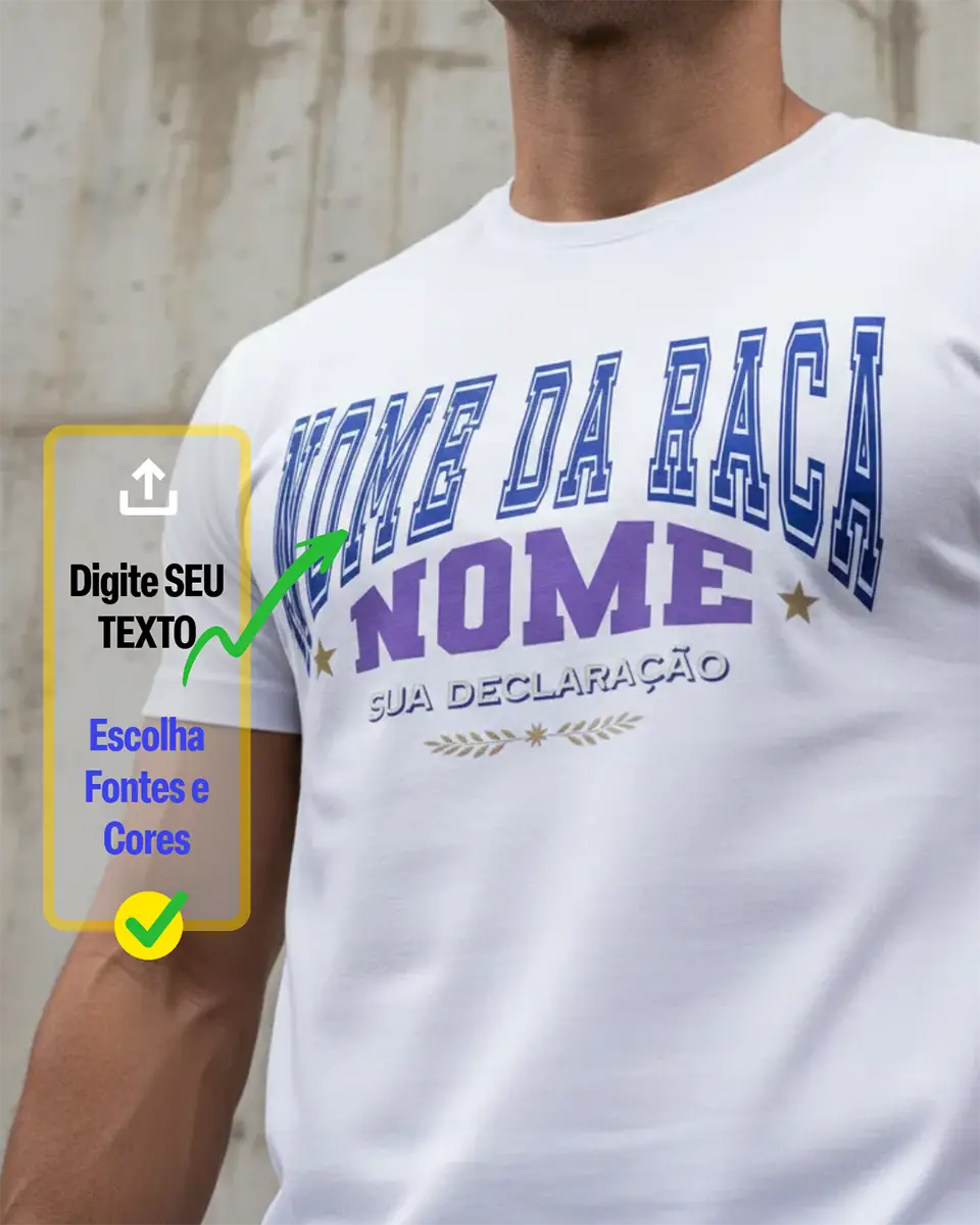 Camiseta Team Meu Pet - Personalizada