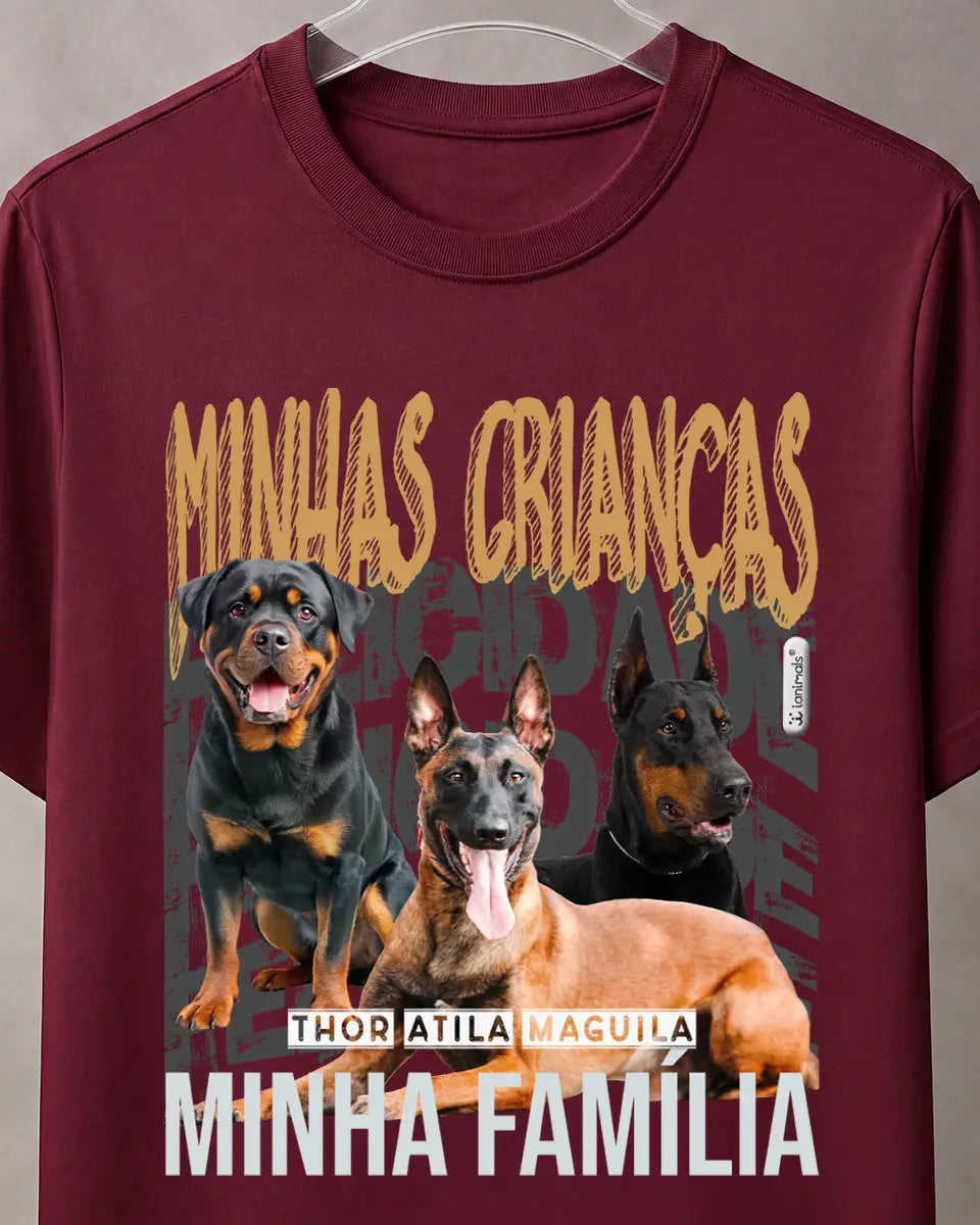 Camiseta INCA SOFT Collage 1.0 - até 6 fotos - Personalizada