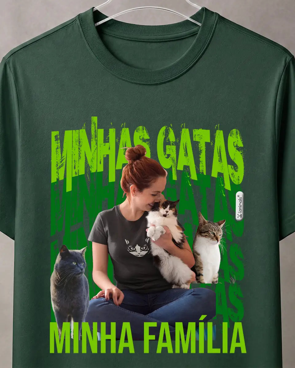 Camiseta Collage 1.0 -  até 6 fotos - Personalizada