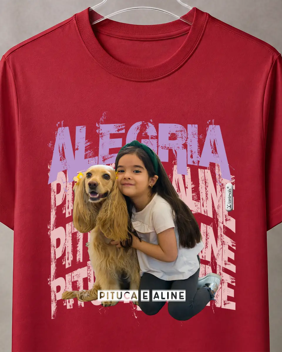 Camiseta Collage 1.0 -  até 6 fotos - Personalizada