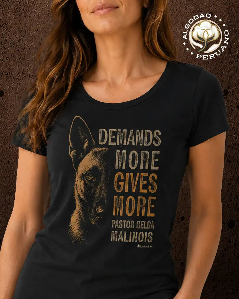 Camiseta INCA SOFT Malinois Gives More - Essência