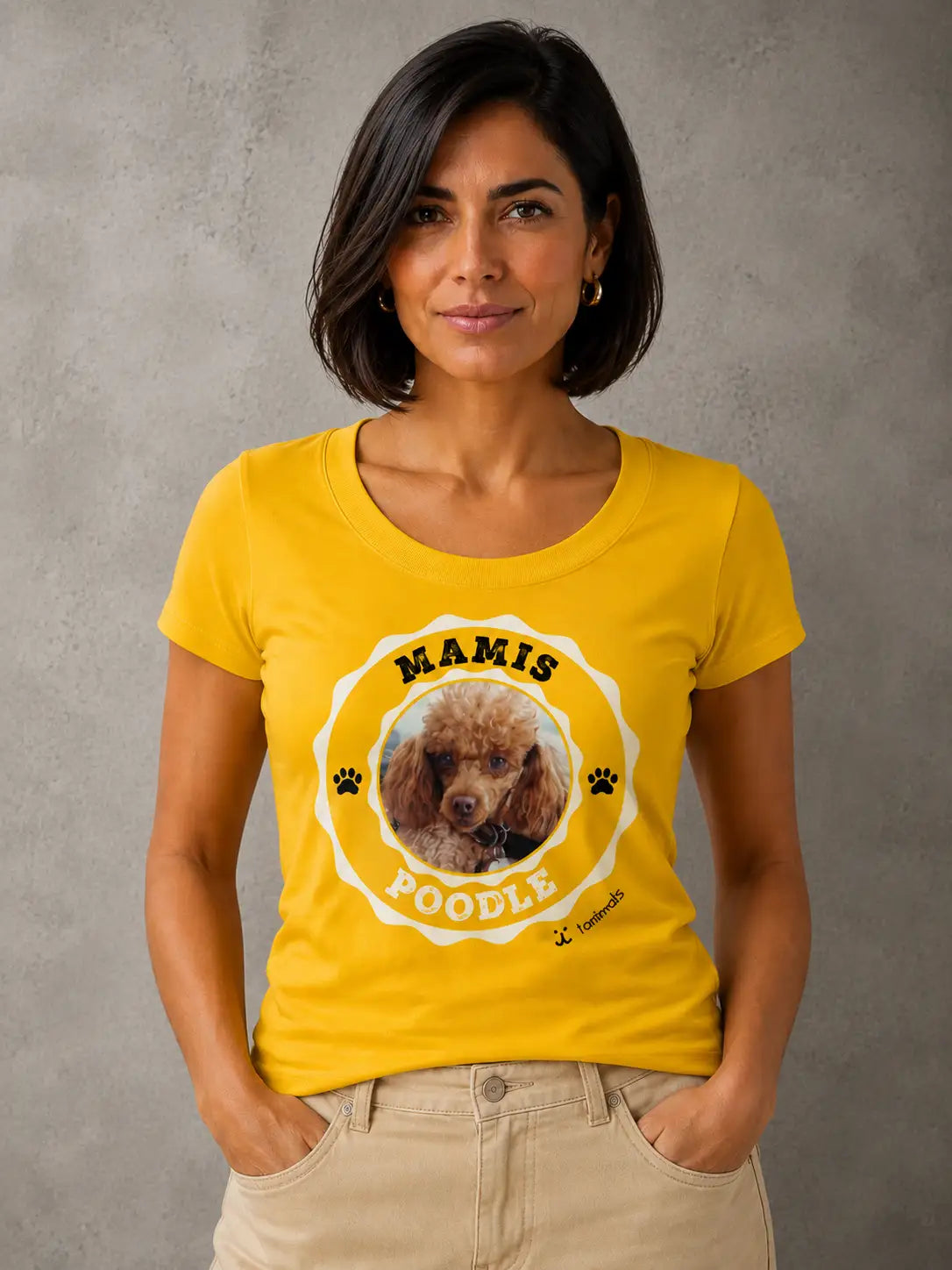 Camiseta Carimbo e Foto Pets - Personalizada | iAnimals