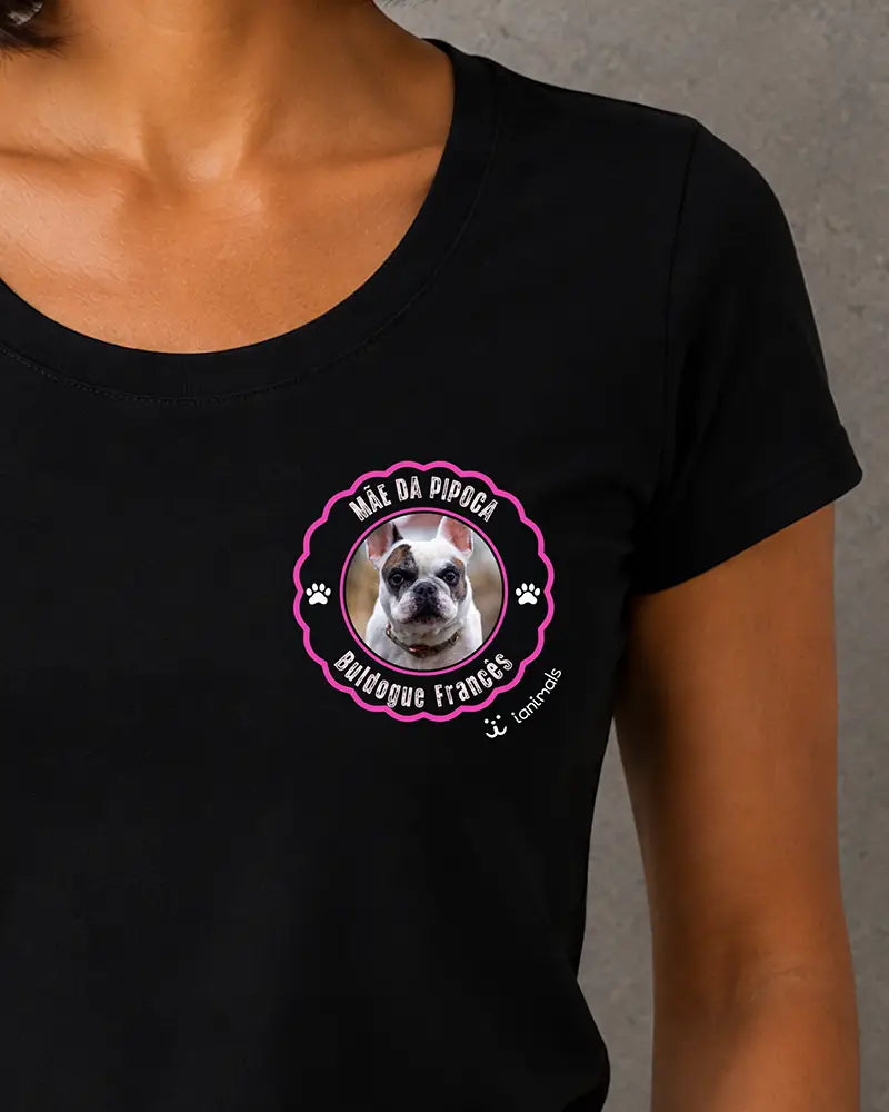 Camiseta Carimbo e Foto Pets - Personalizada | iAnimals
