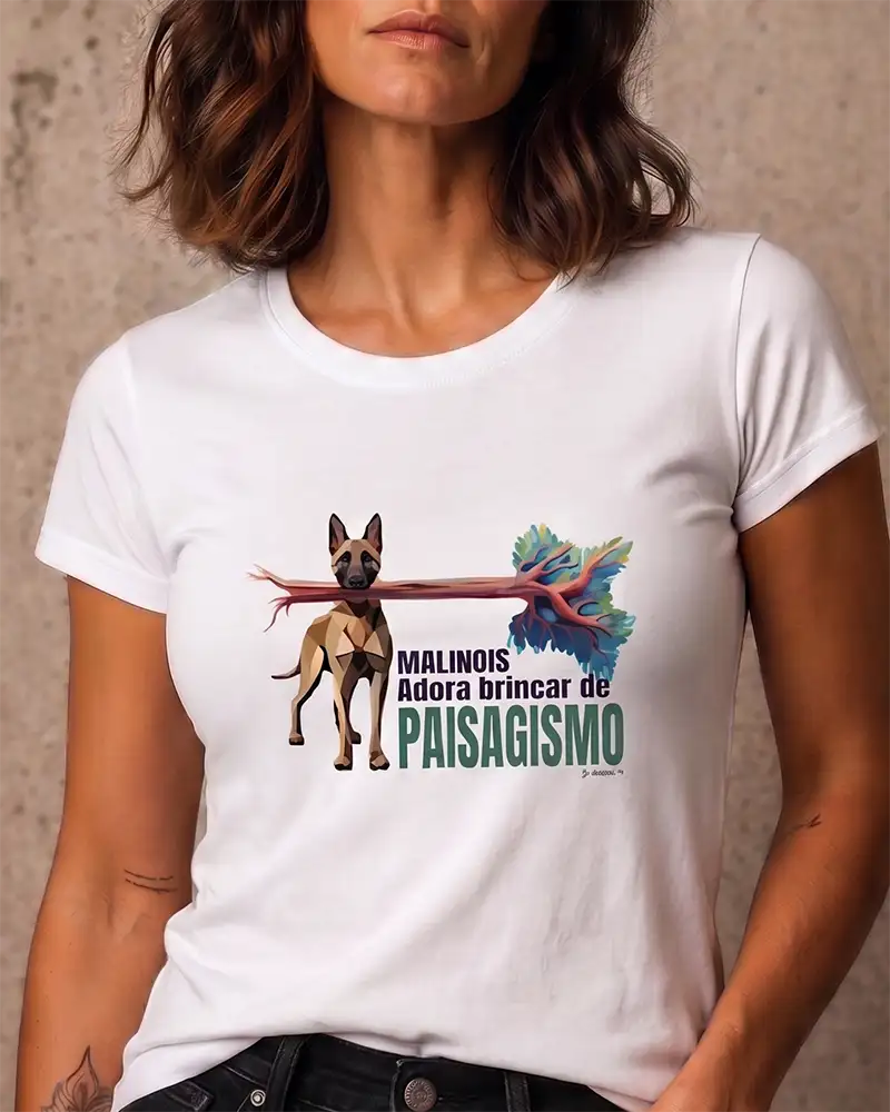 Camiseta Malinois Paisagismo - Essência