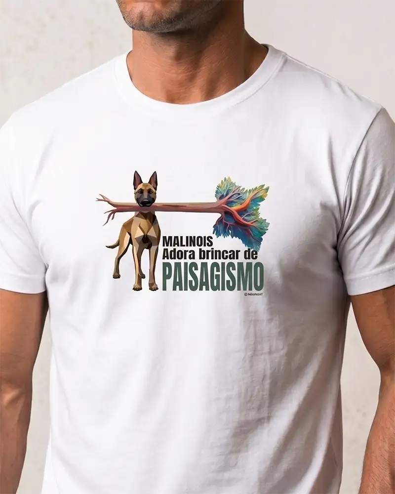 Camiseta Malinois Paisagismo - Essência