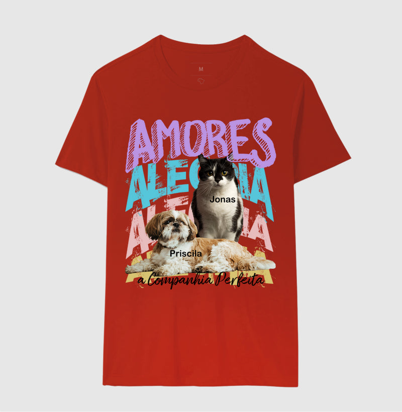 Camiseta Personalizada Bootleg Pets - até 6 fotos