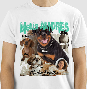Camiseta Bootleg Pets iAnimals