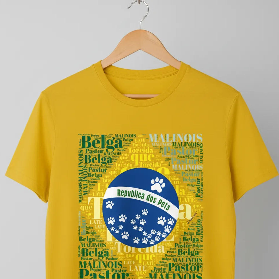 Camiseta Copa Brasil - Republica dos Pets - Personalizada-iAnimals