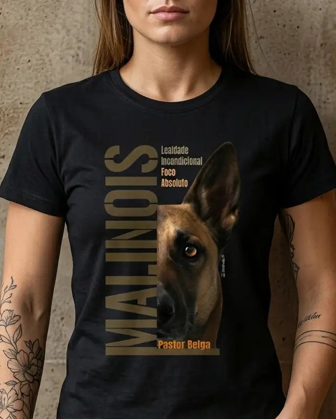 Camiseta INCA SOFT Malinois Foco Absoluto - Essência