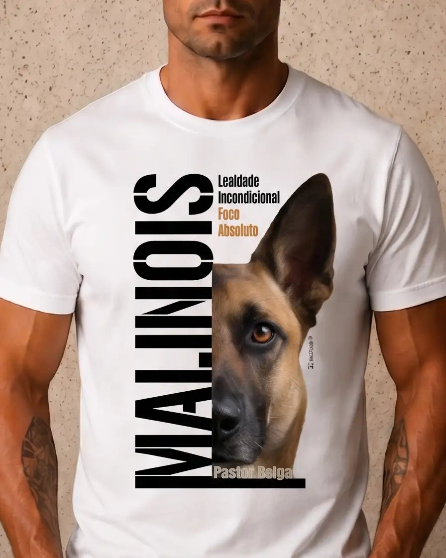 Camiseta Malinois Foco Absoluto - Essência