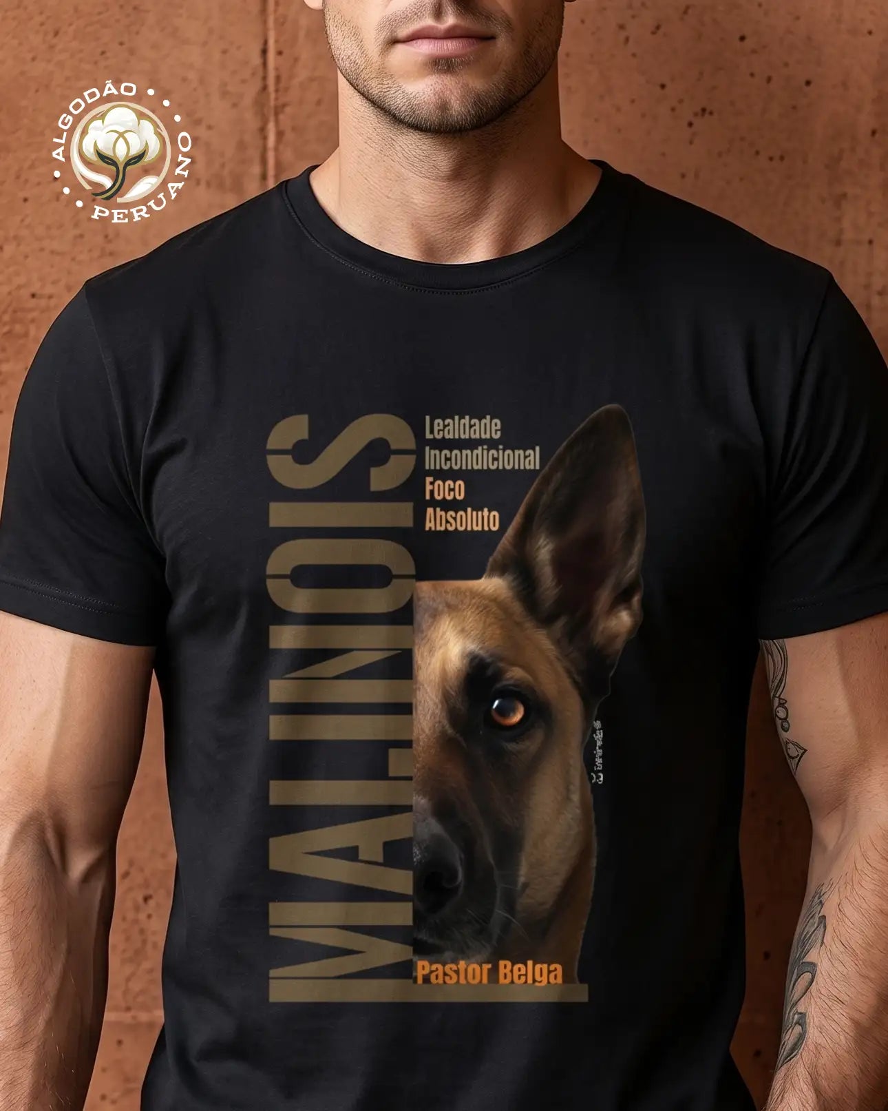 Camiseta INCA SOFT Malinois Foco Absoluto - Essência