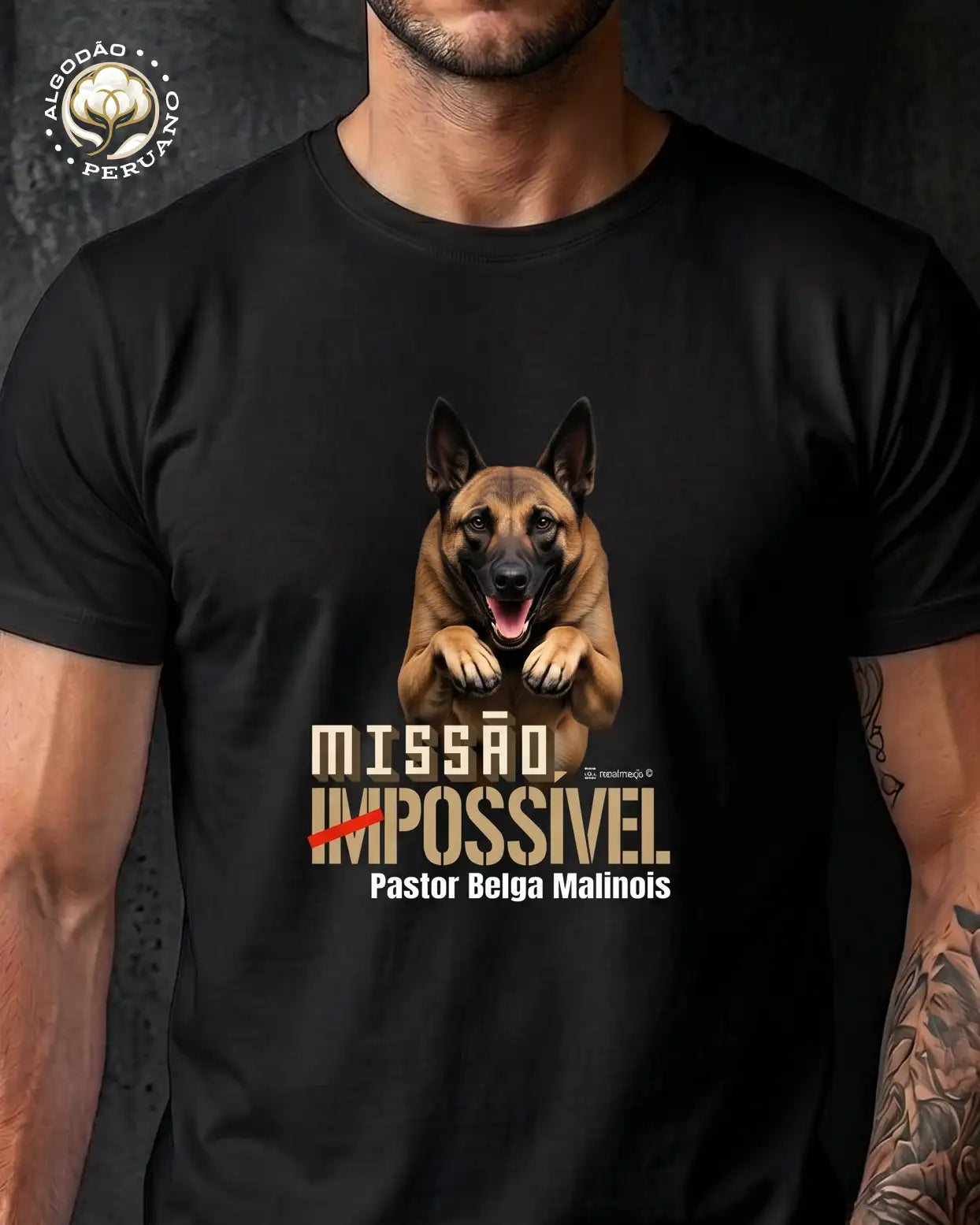 Camiseta INCA SOFT Malinois Missão Impossível - Essência