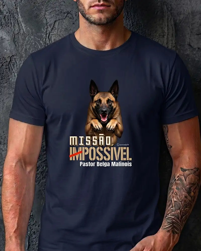 Camiseta Malinois Missão Impossível - Essência