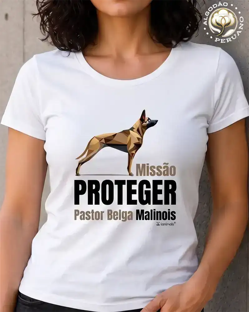 Camiseta INCA SOFT Malinois Missão  Proteger - Essência