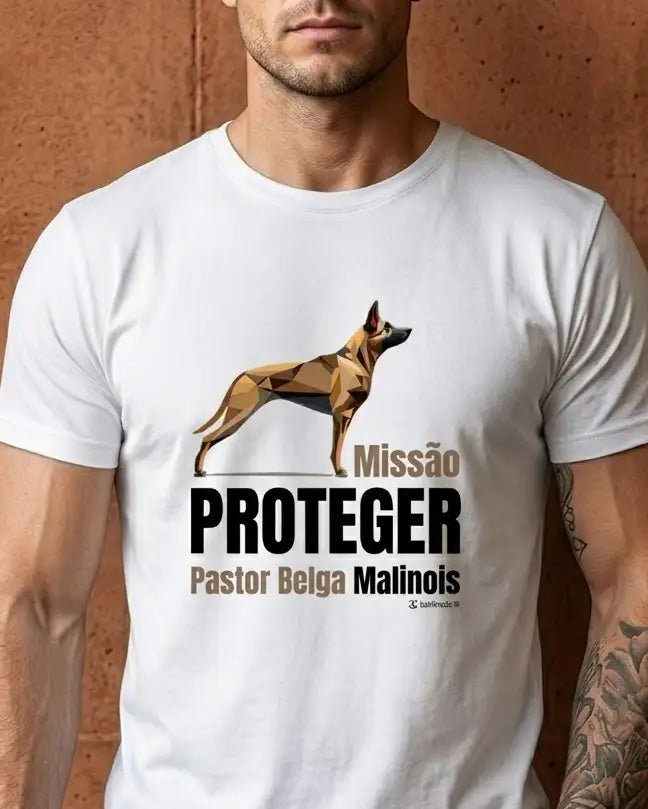 Camiseta Malinois Missão  Proteger - Essência | iAnimals