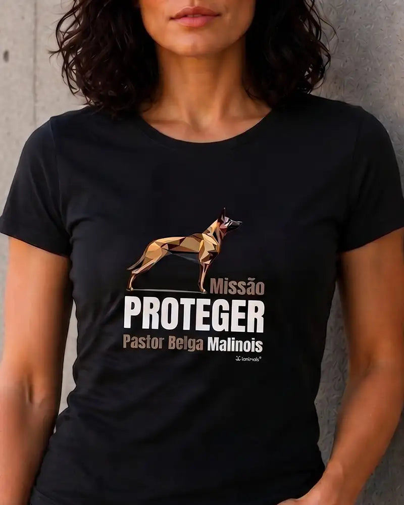Camiseta Malinois Missão  Proteger - Essência | iAnimals