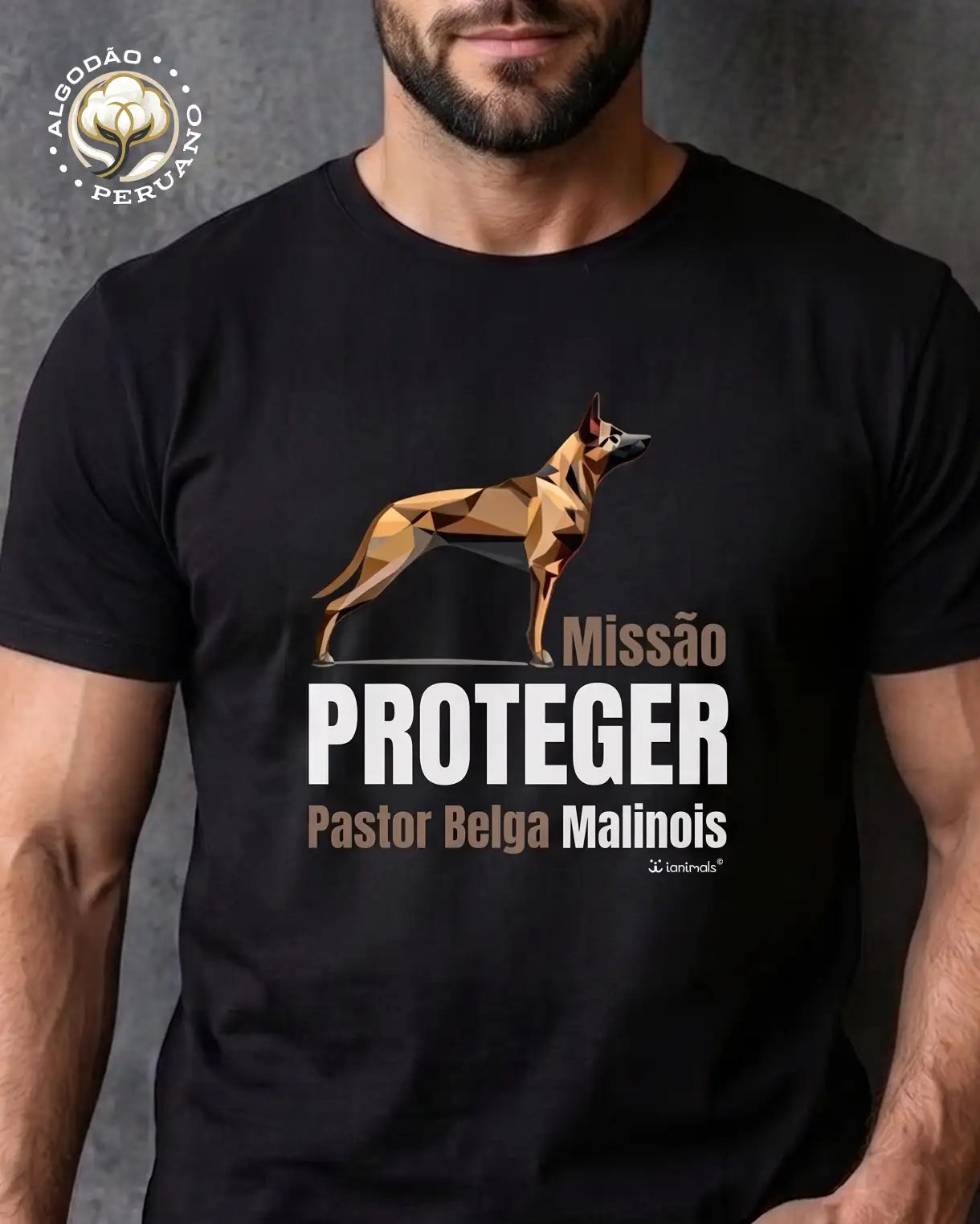Camiseta INCA SOFT Malinois Missão  Proteger - Essência