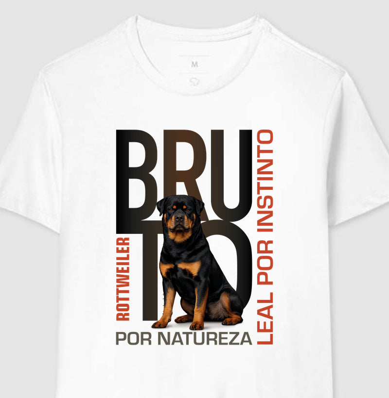 Camiseta Rottweiler Bruto por Natureza - Essência
