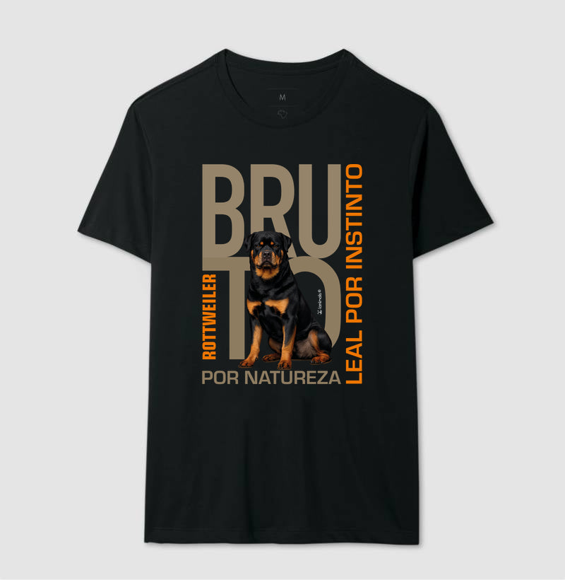 Camiseta Rottweiler Bruto por Natureza - Essência