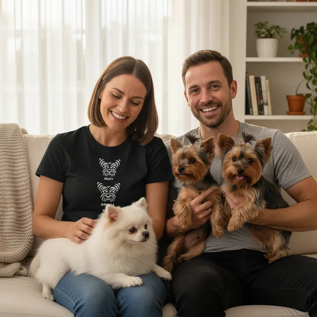 Camiseta Tribal de 1 a 9 pets personalizada