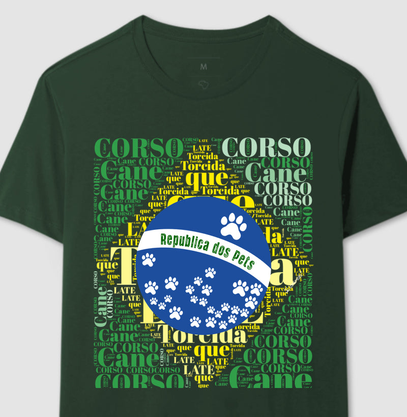 Camiseta copa Bandeira do Brasil Personalizada Pets
