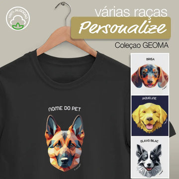 Camiseta Cachorro PERSONALIZADA - Geoma