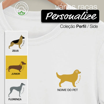 Camiseta Cachorro PERSONALIZADA - Perfil / Side