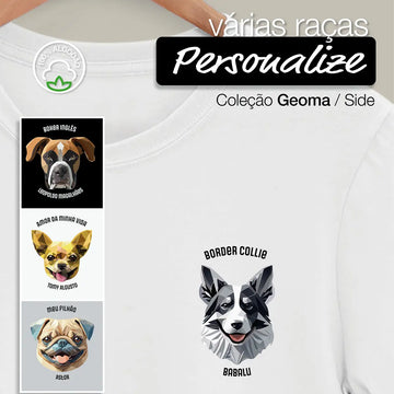 Camiseta Raças Personalizada - Geoma / Side