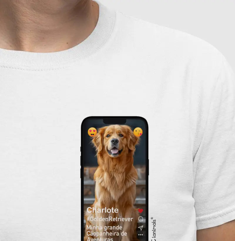 Camiseta Foto Celular / Side - Personalizada