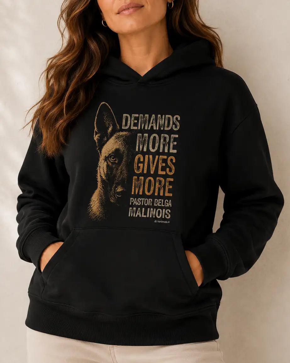 Moletom com Capuz Malinois Gives More - Essência