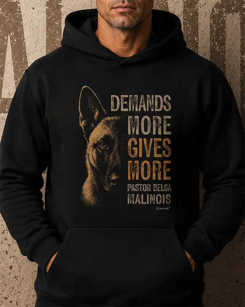 Moletom com Capuz Malinois Gives More - Essência