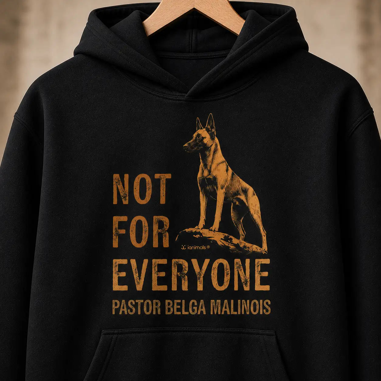 Moletom com Capuz Malinois Not For Everyone - Essência