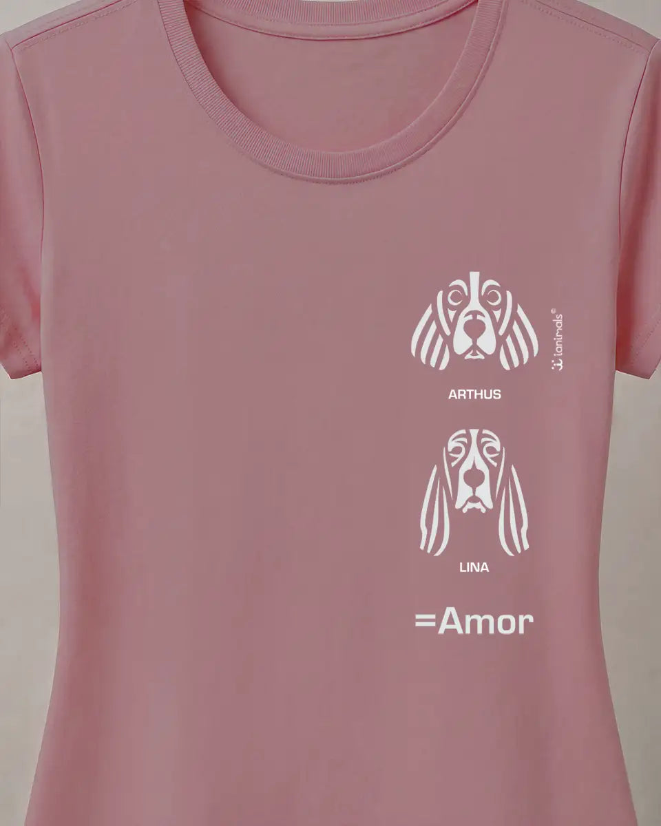 Camiseta Tribal de 1 a 9 Cães - PERSONALIZADA
