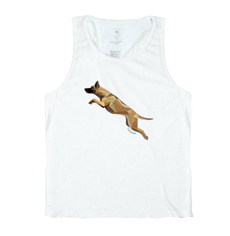 Regata Malinois Saltando - Perfil / Geoma